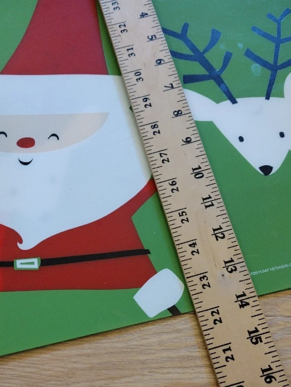 Target 2011 Christmas Holiday Placemats Set of 6 Santa Snowman Penguin 14 x 18